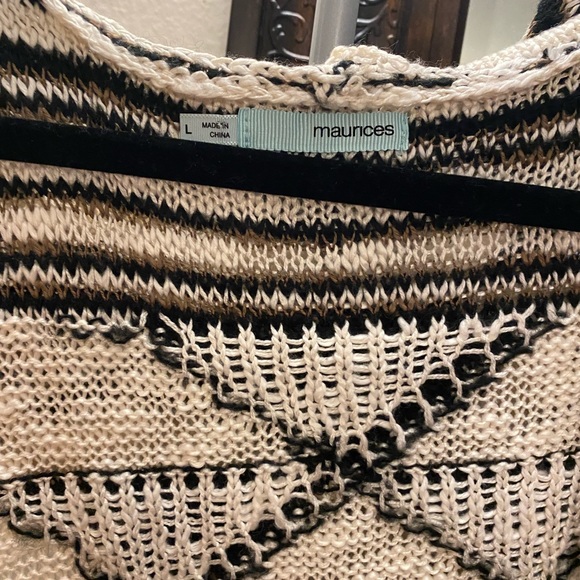 Hooded cardigan open front - Picture 3 of 4